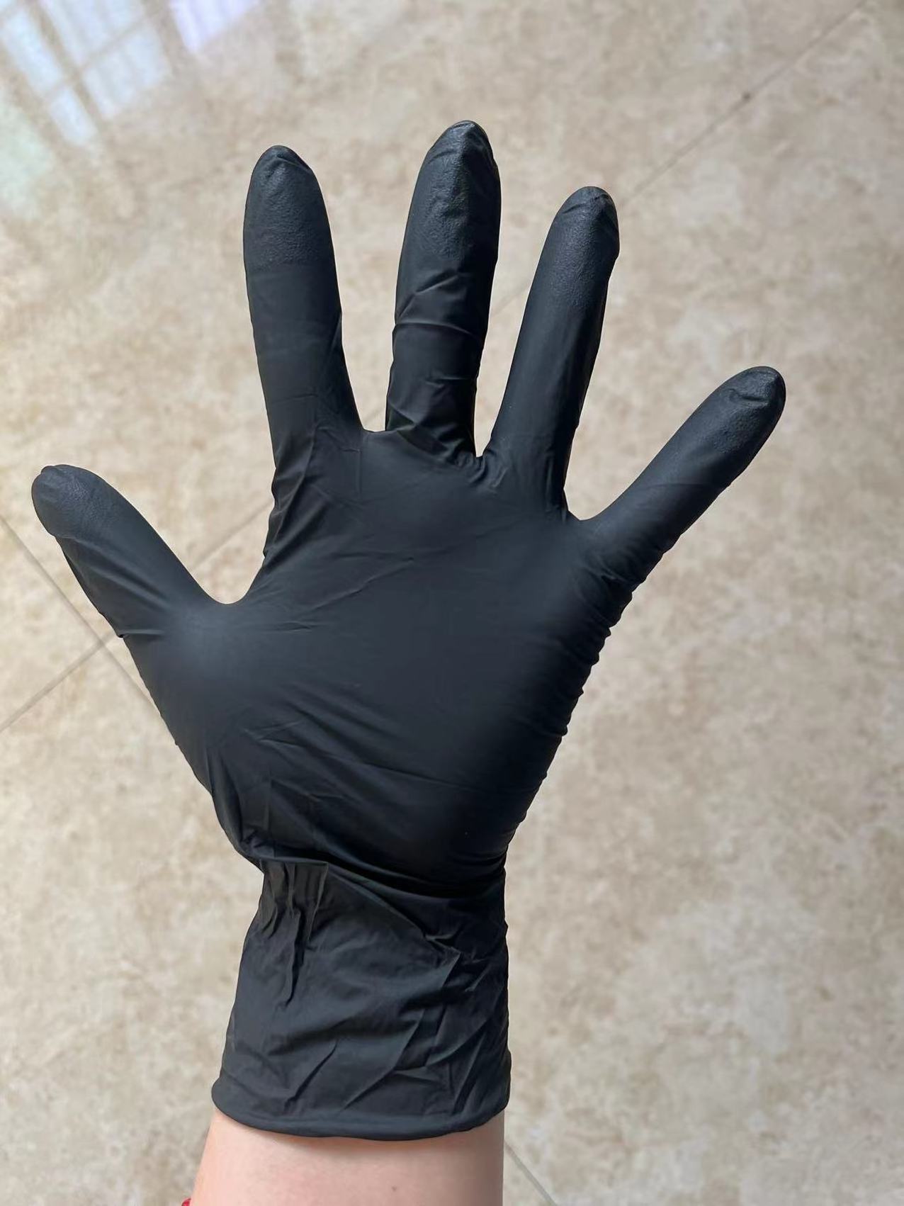 Best Selling Black PE/TPE Gloves Disposable Glove Food Cleaning PE Gloves TPE