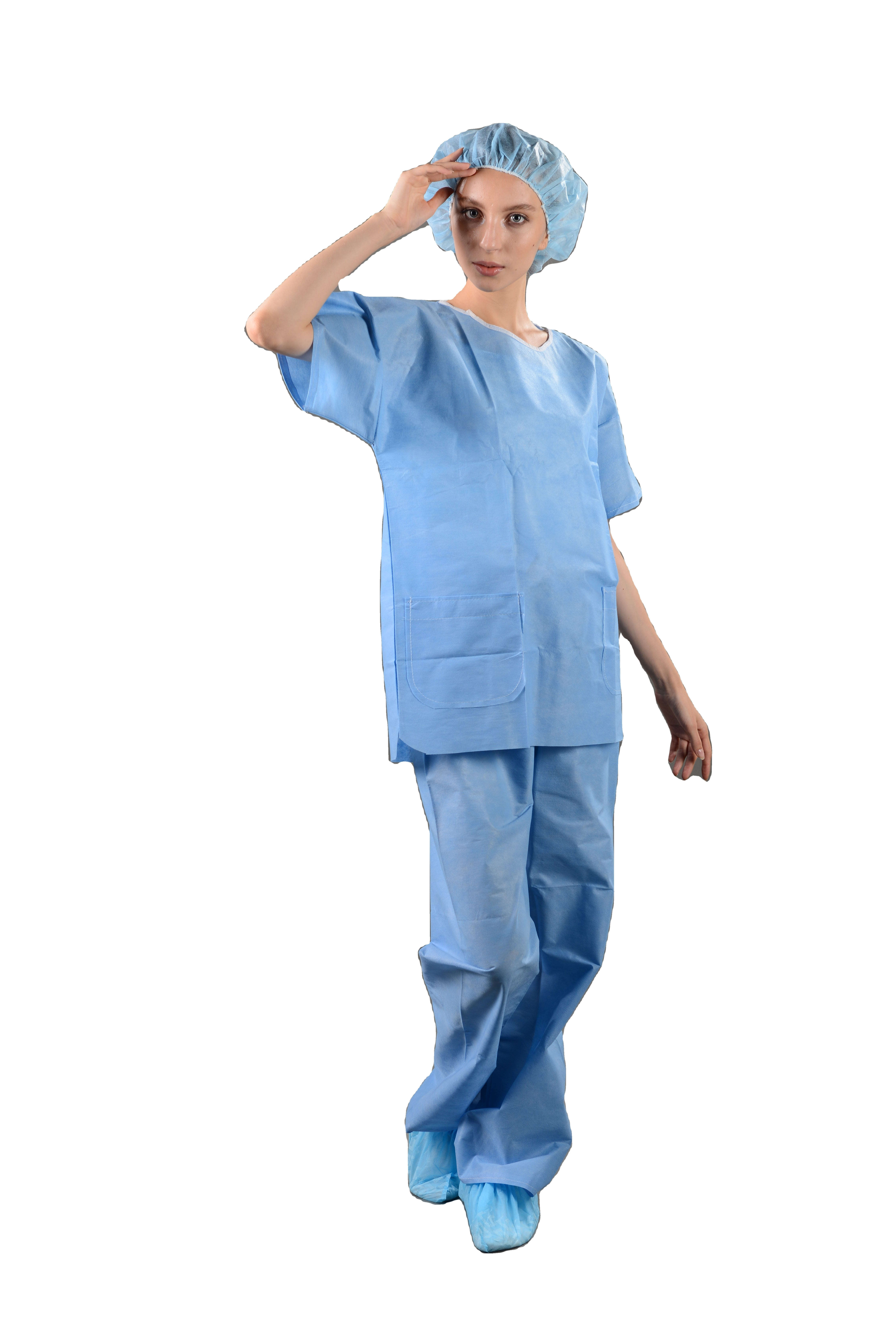 New Fashionable medical disposable scrub/scrub suit/nurse hospital uniform