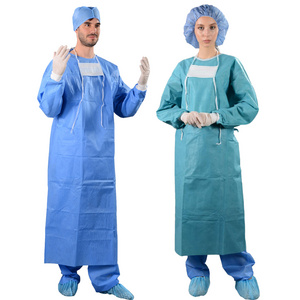 Medical gown disposable nursing gown nonwoven surgeon hospital uniform