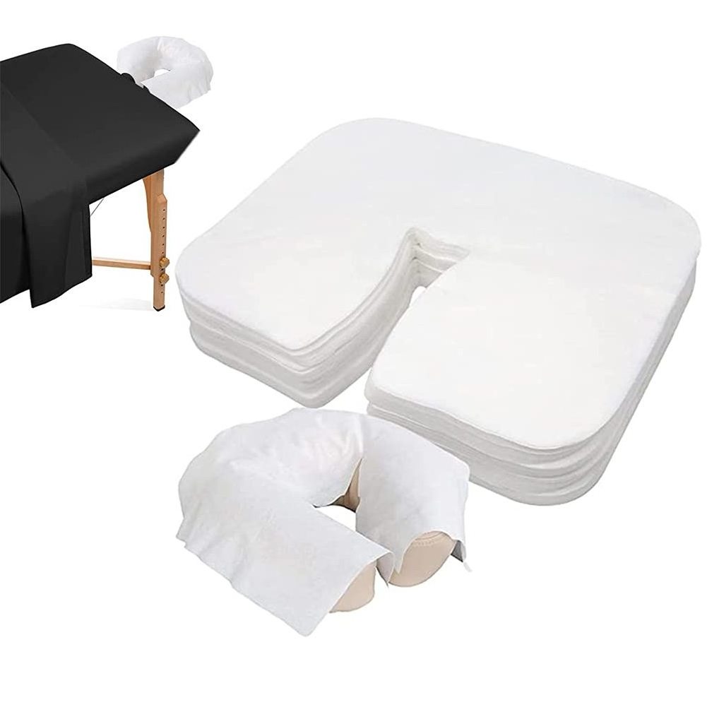 Soft Microfiber Massage Table Cover Spa Bed Flat Sheet Fitted Sheet Face Rest Cover