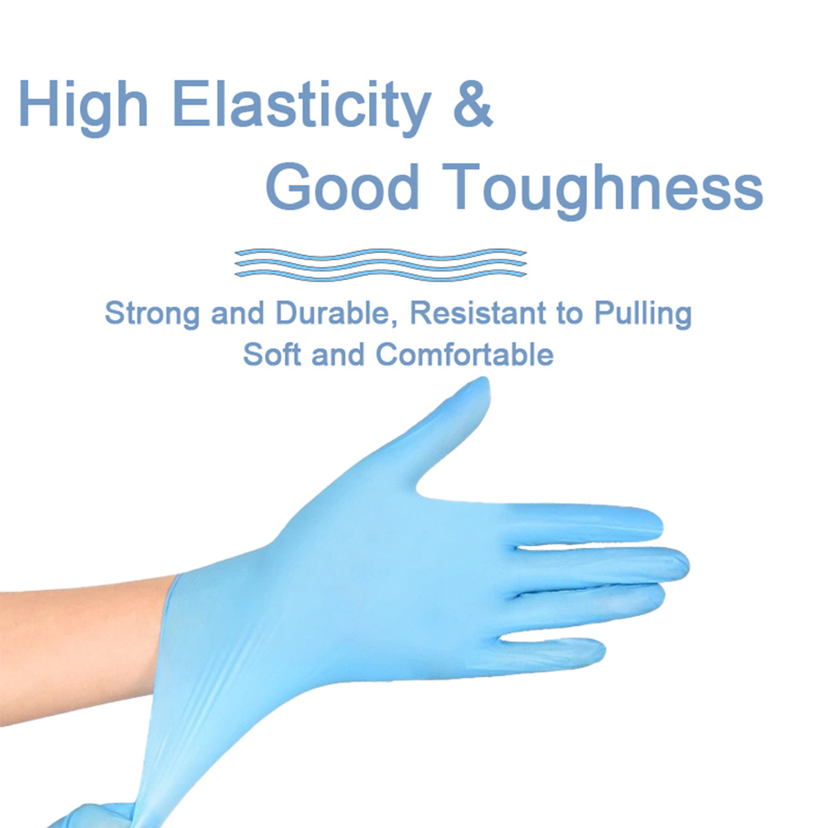 Industrial food grade waterproof household disposable vinyl nitrile latex gloves