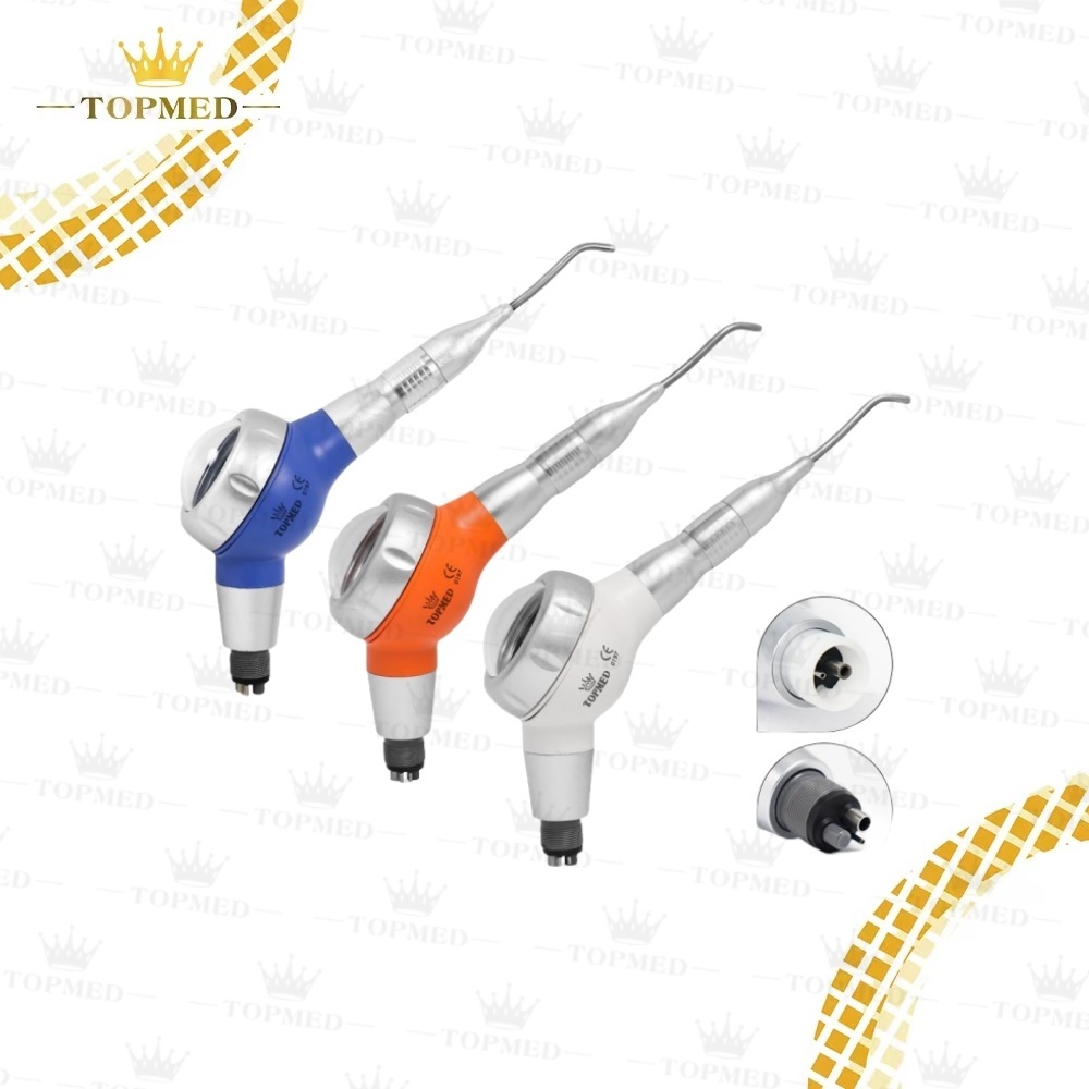 Dental Equipment Colorful Dental Air Prophy Jet Sand Gun Teeth Hygiene Handpiece Plastic Polisher Air Prophy Polishing