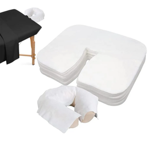 Face Cover Disposable Face Cradle Covers Headrest Mat for Beauty Salon Massage Bed