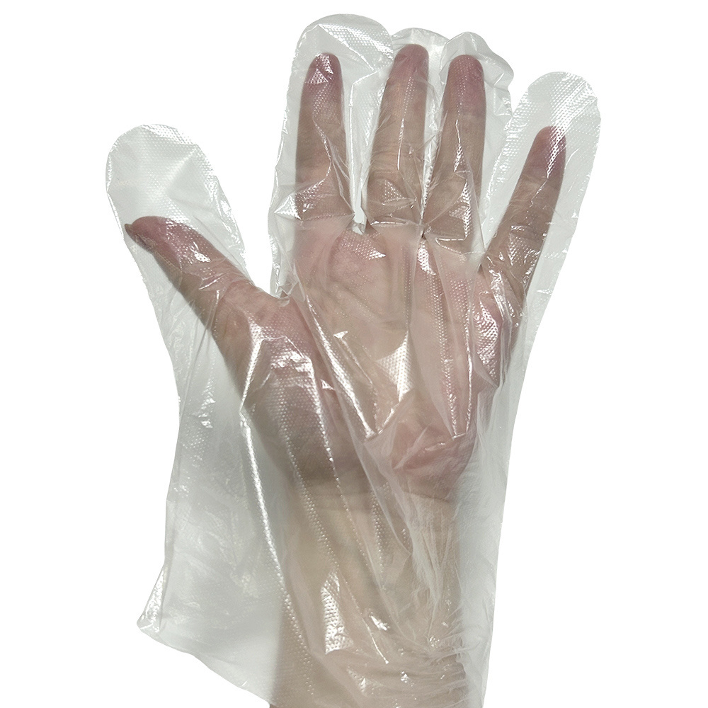 Hot Sale Plastic Transparent PE Gloves Poly Gloves for Multipurpose Use Food Housework Cleaning