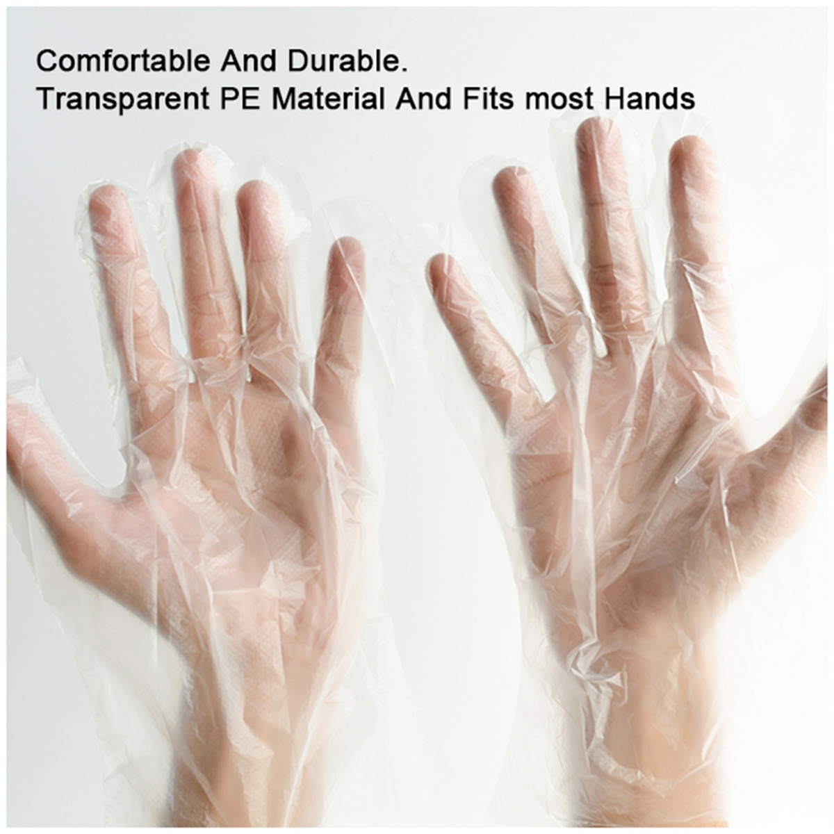 Hot Sale Plastic Transparent PE Gloves Poly Gloves for Multipurpose Use Food Housework Cleaning