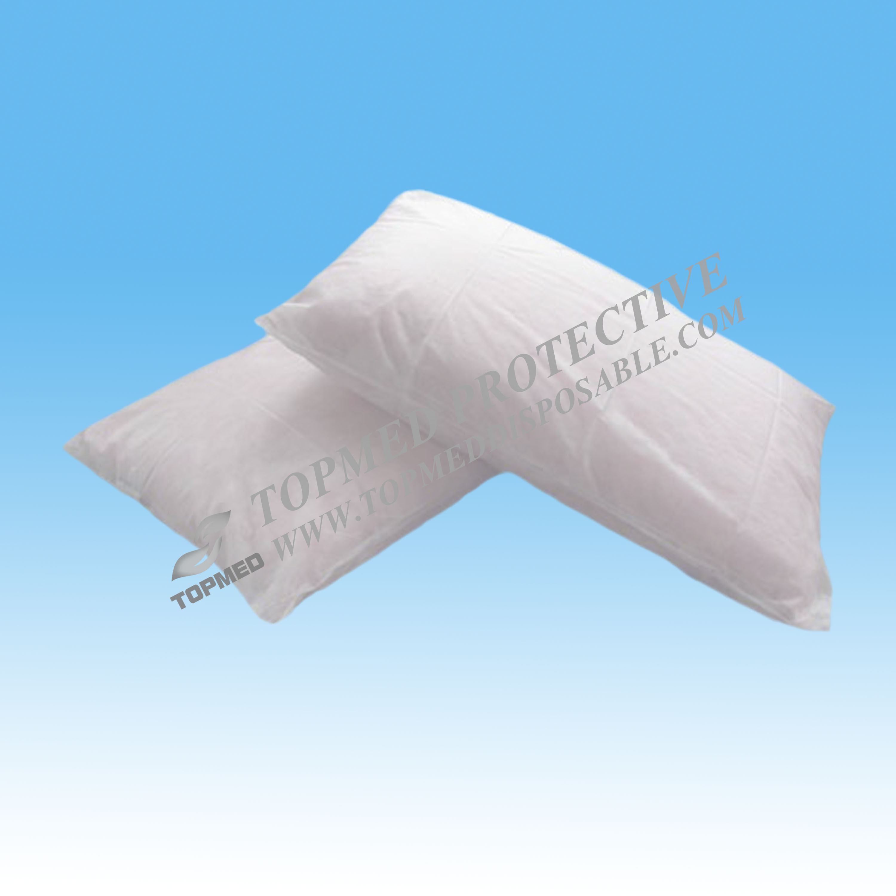 Hot selling Customized Travel Airline Non woven cotton pillow cover disposable pillow case