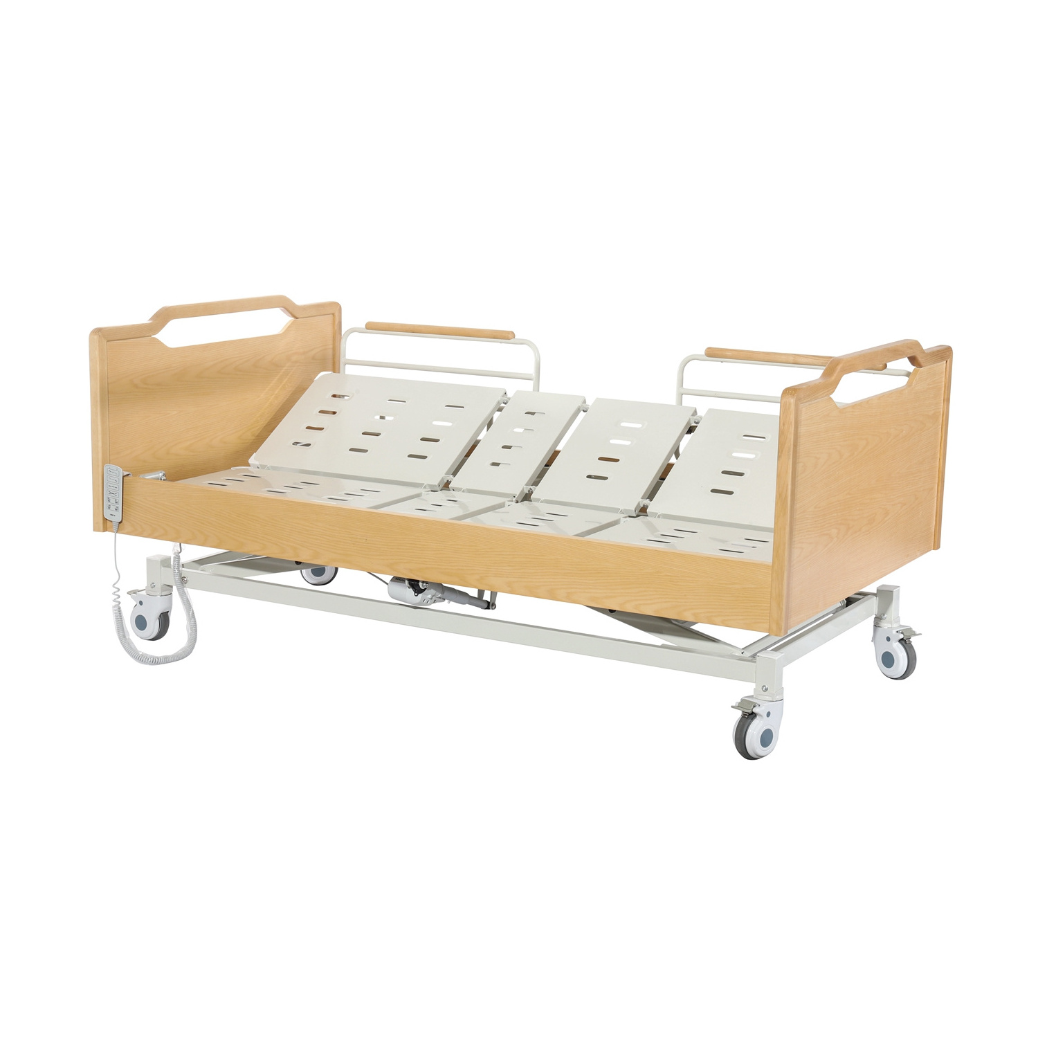 Handicap Electric Bed Toilet Wheelchair Hospital Wheelchair Cum Bed with Toilet