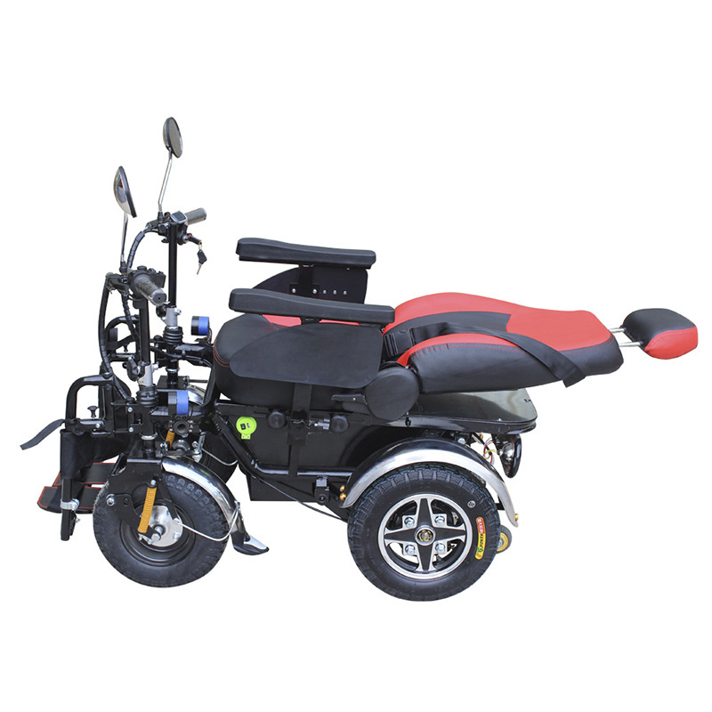 All Terrain Electric Wheelchairs With Fat Knobby Tires Off Road Wheelchair Powerchair Strong Power Offroad Wheels For