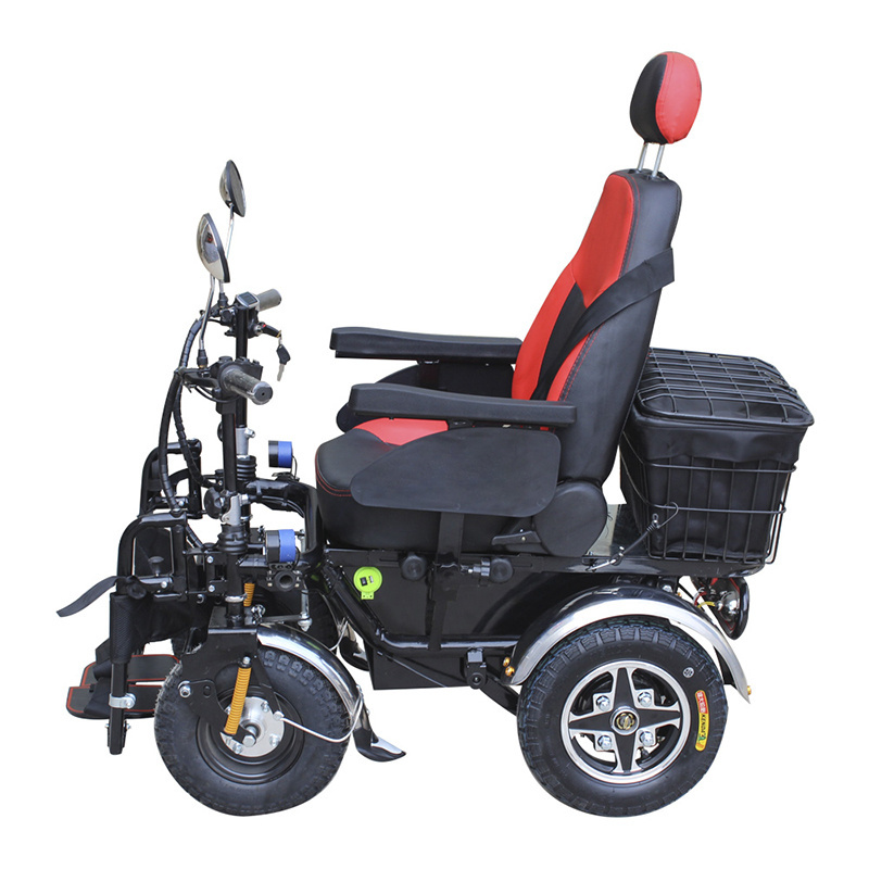 All Terrain Electric Wheelchairs With Fat Knobby Tires Off Road Wheelchair Powerchair Strong Power Offroad Wheels For