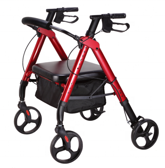 Guangdong ISO13485/CE TWA-9222 Medical Products Rollator Wholesale/rollator Walker with Seat/rollator Shopping Cart Walking Aids