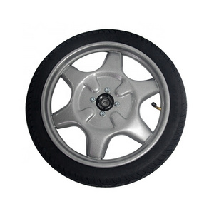 Pneumatic PU 16 inch rear wheel for wheelchair