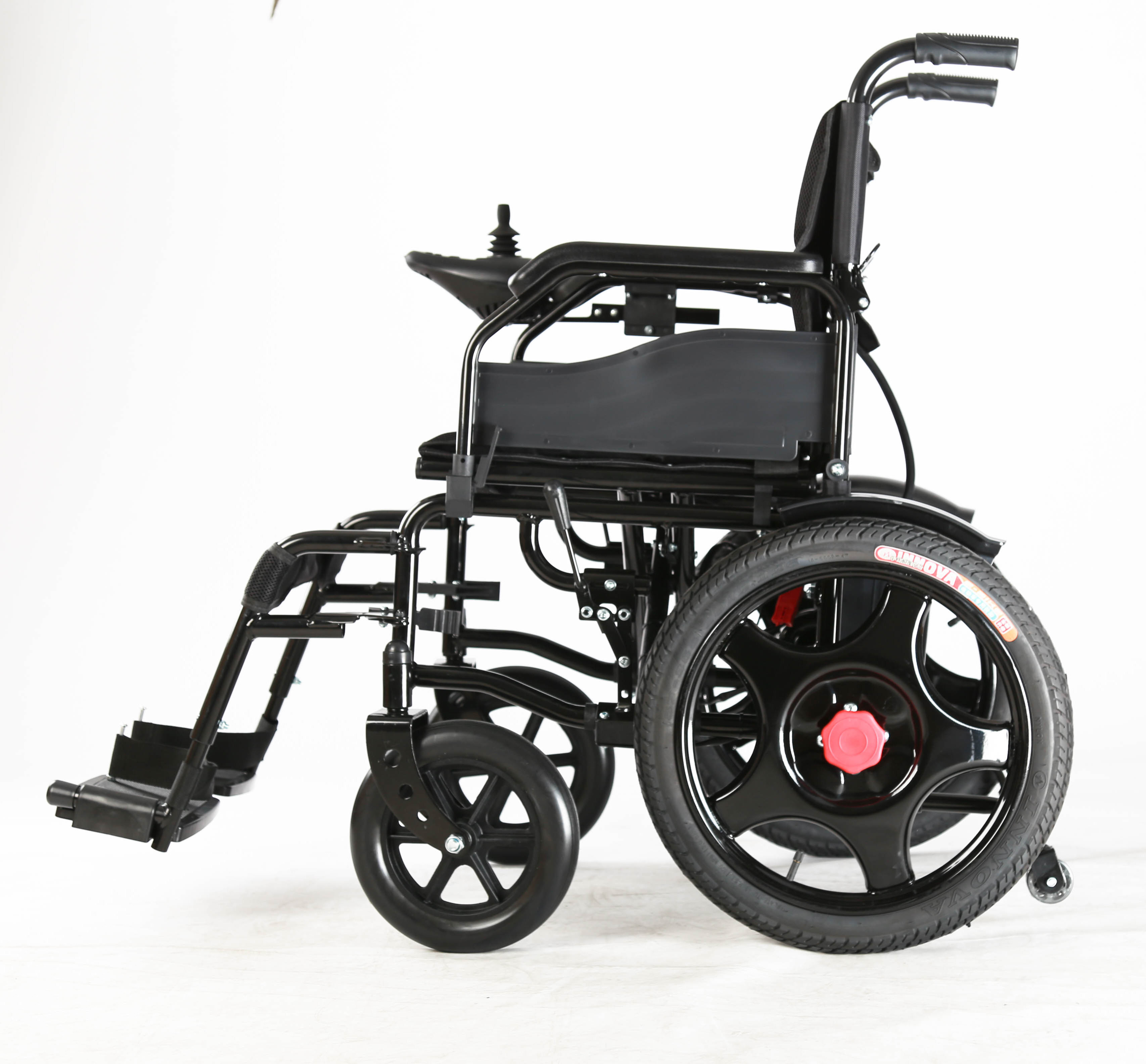 New foldable electric wheelchair lightweight power wheel chair with Lead-acid battery