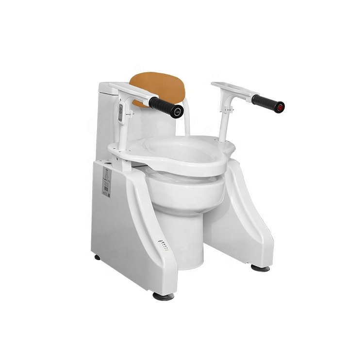 Bathroom safety equipment electric lift toilet seat commode chair