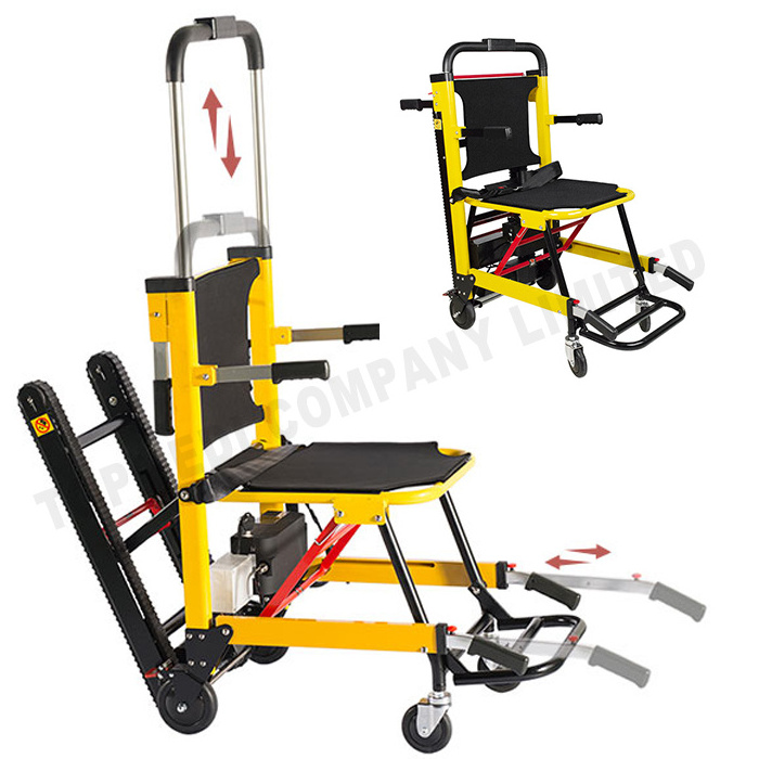 Mobile Wheelchair Stair Climber Elderly Transportation Stretcher Wheelchair For Home