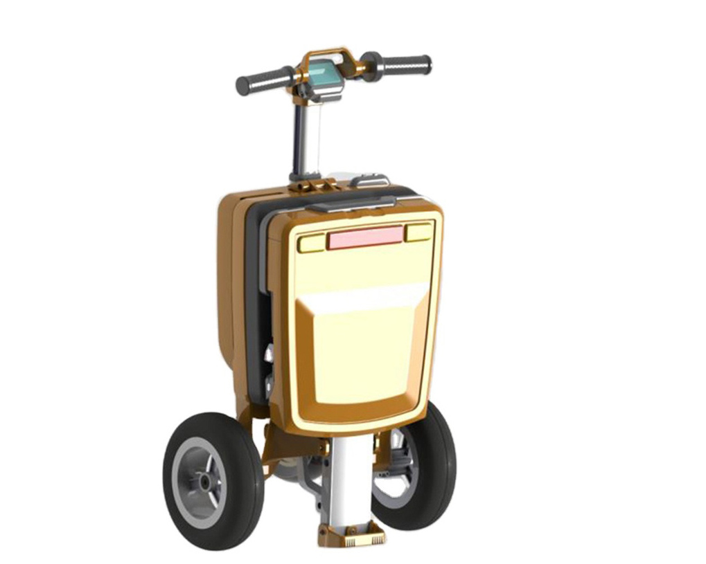 Portable lightweight folding three four wheels disabled electric mobility scooter for Adult