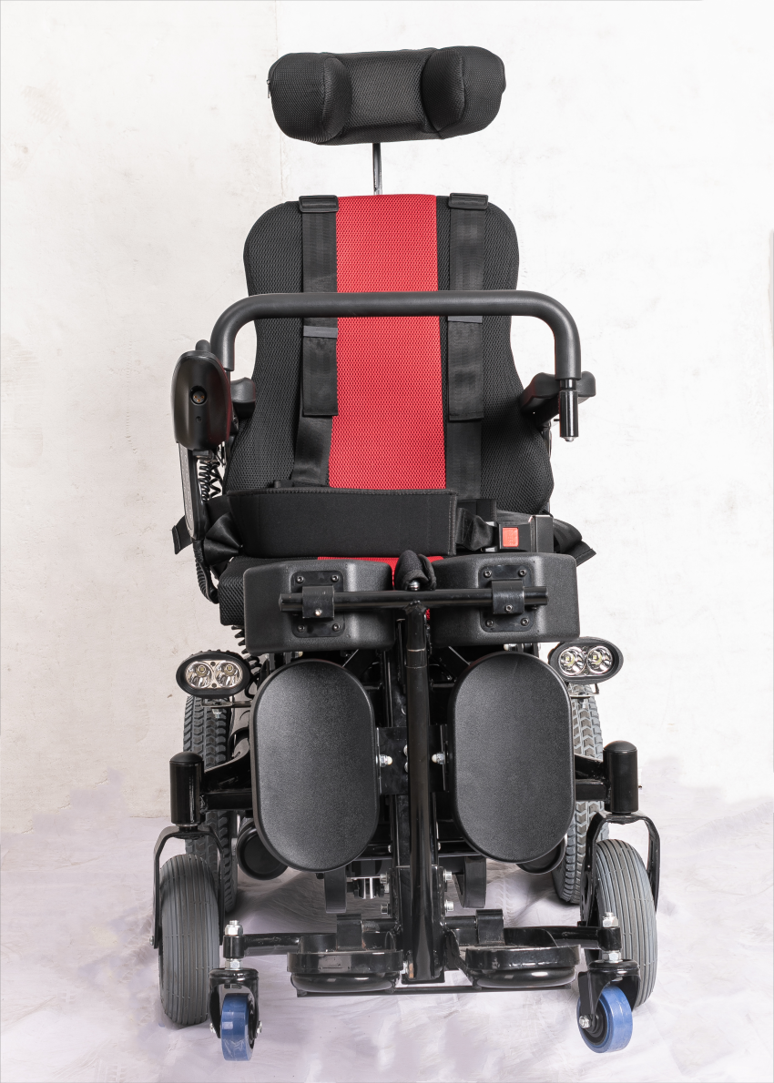 heavy duty power stand up reclining handicapped wheelchair with 320Wx2 motors