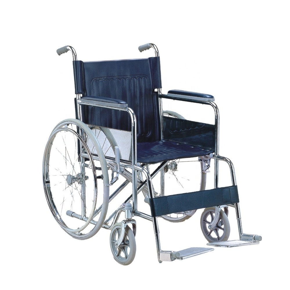 Health Care Supplies steel lightweight folding used wheelchair for elderly disabled