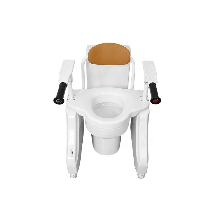 Bathroom safety equipment electric lift toilet seat commode chair