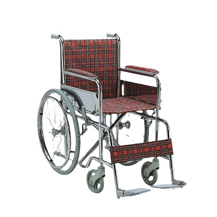 Health Care Supplies steel lightweight folding used wheelchair for elderly disabled