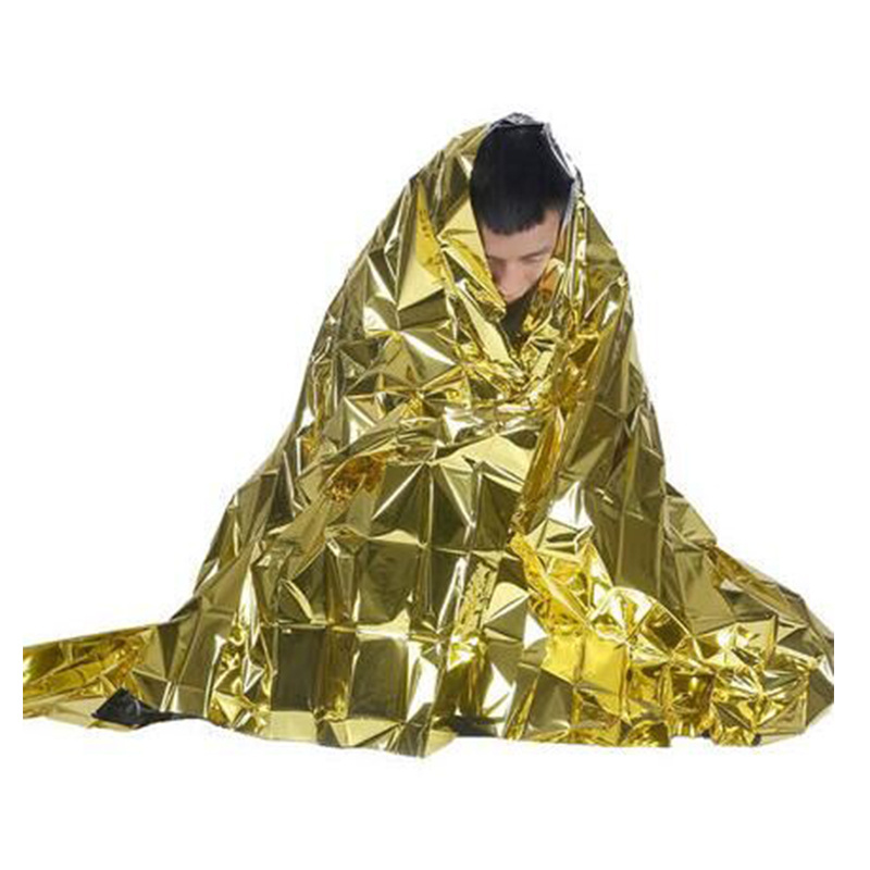 First Aid Emergency Blankets Space Blanket Rescue Foil Mylar Thermal Aluminum Ce Guangzhou Disposable Gold and Silver Manual 200