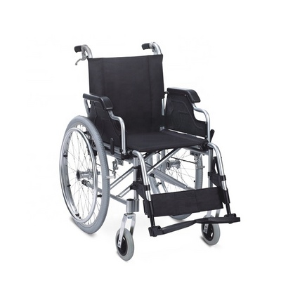 European style handicap portable quick release axle wheelchair