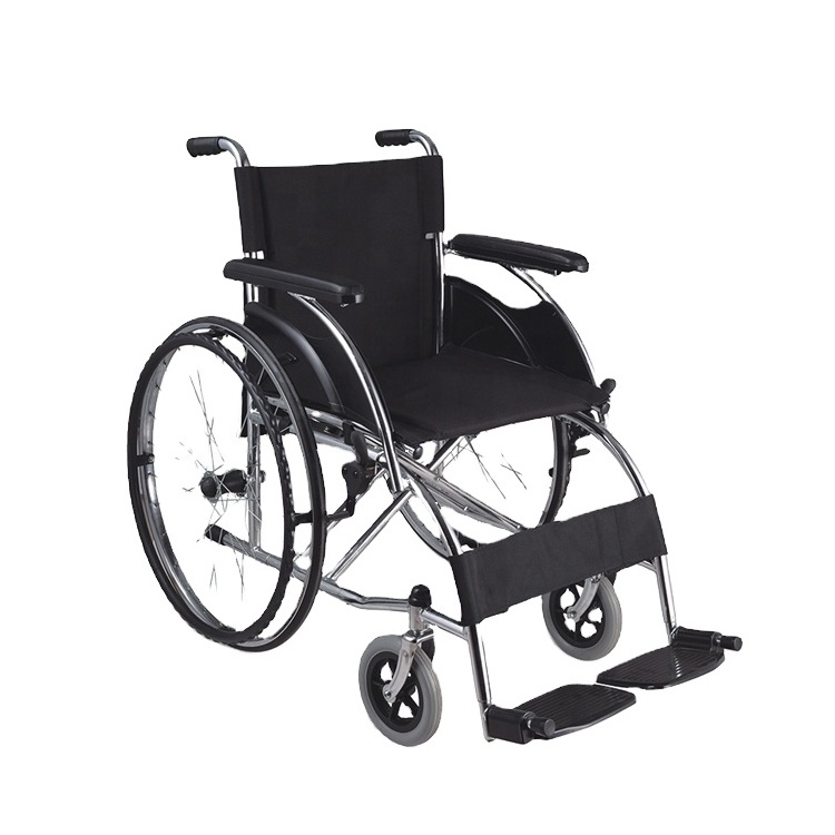 Health Care Supplies steel lightweight folding used wheelchair for elderly disabled