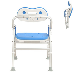 Muti-function Aluminum Bath&Shower Commode Chair with EVA padding for disable elder