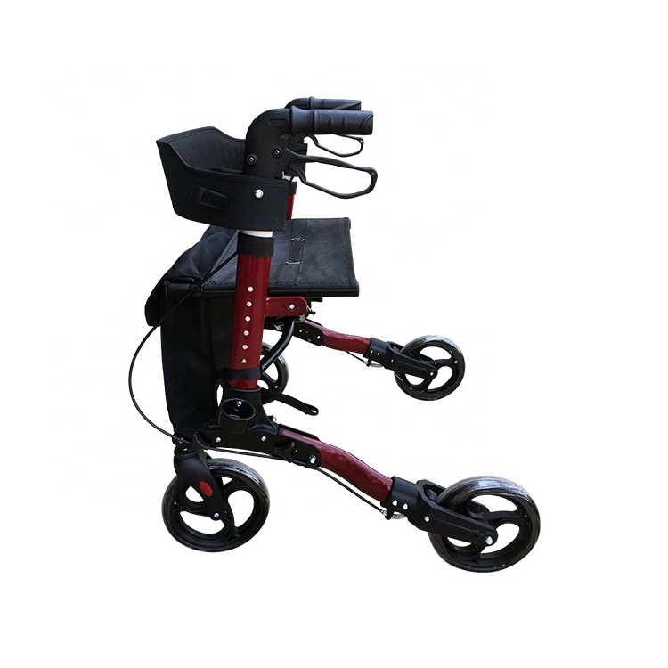 2021 Medical equipment foldable aluminum walker rollator walking aids