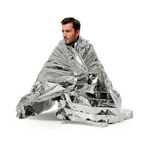 First Aid Emergency Blankets Space Blanket Rescue Foil Mylar Thermal Aluminum Ce Guangzhou Disposable Gold and Silver Manual 200