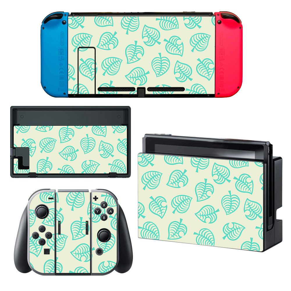 Vinyl Screen Skin Animal Protector Stickers for Nintendo Switch NS Console with Controller and Stand Holder Skins