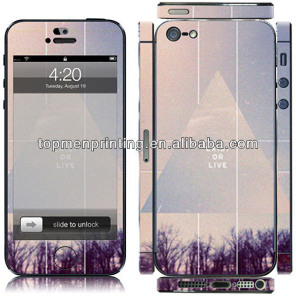 High Quality Waterproof Custom  mobile phone sticker