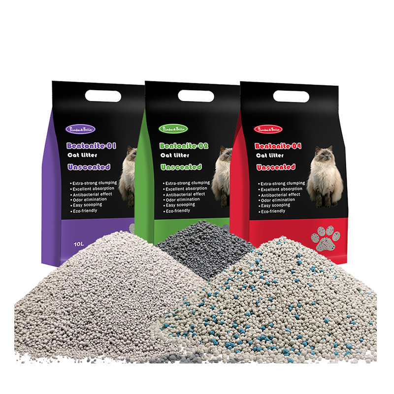 Simba & Bella 100% biodegradable and plain washable 1-4 mm Supplier OEM/ODM Sand  Activated Carbon Cat Litter Bentonite