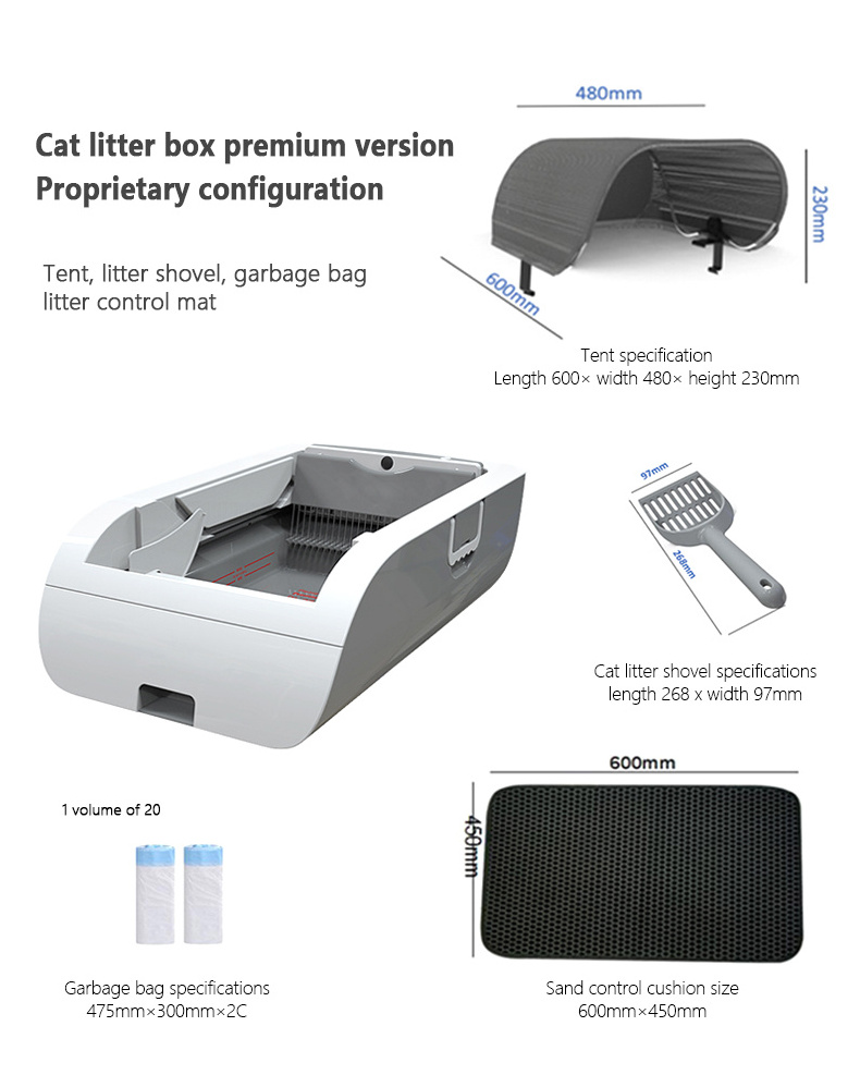 pet shop pet accessories wholesale litter odor eliminator smart cat litter box