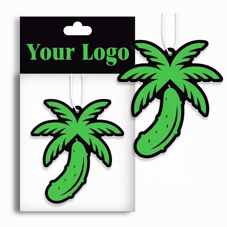 Custom logo good smell custom paper car air freshener