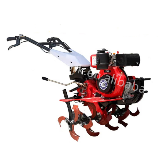 Land Landscape Cultivator Rice Field Hand Tractor Power Weeder Plowing Machine Cultivator