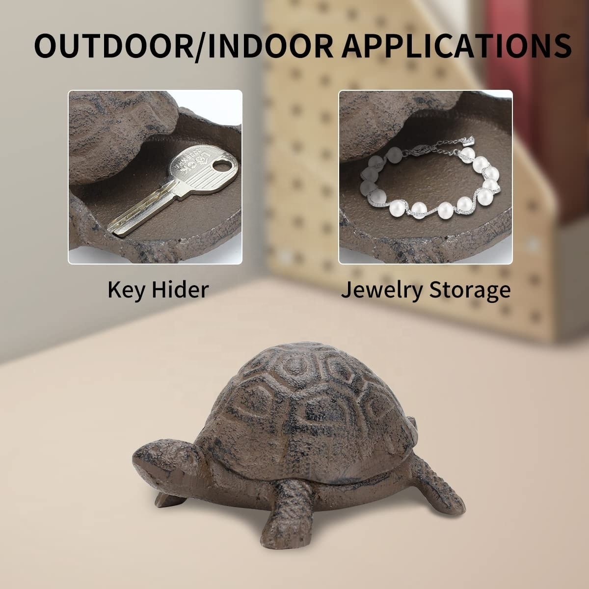 Cast iron key hider diversion safe key outside hider