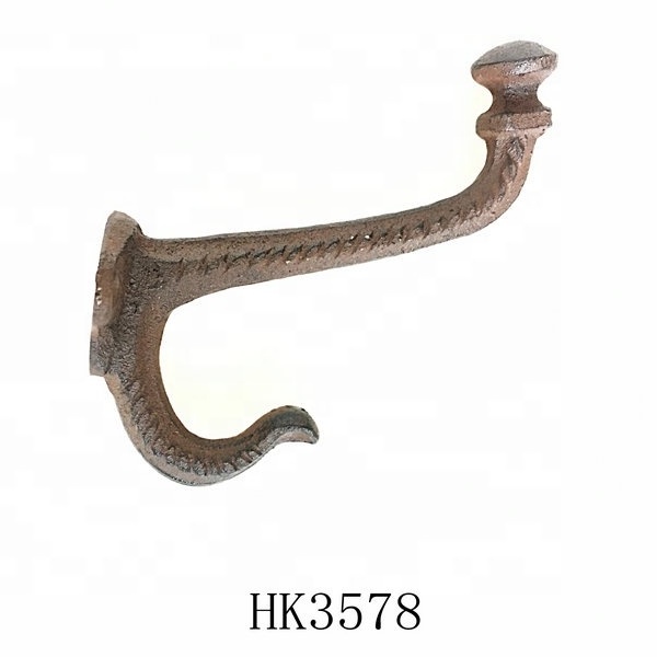 2024 New cast iron hook  /cast iron hanger for coat /metal wall hook