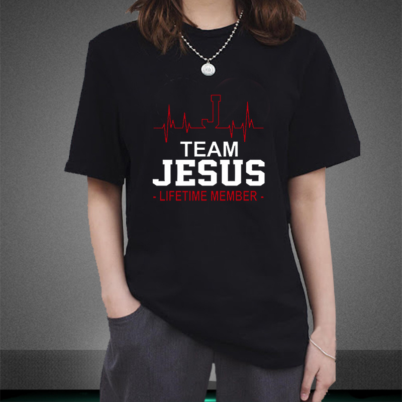 wholesale team jesus DTF iron on transfer for t-shirt