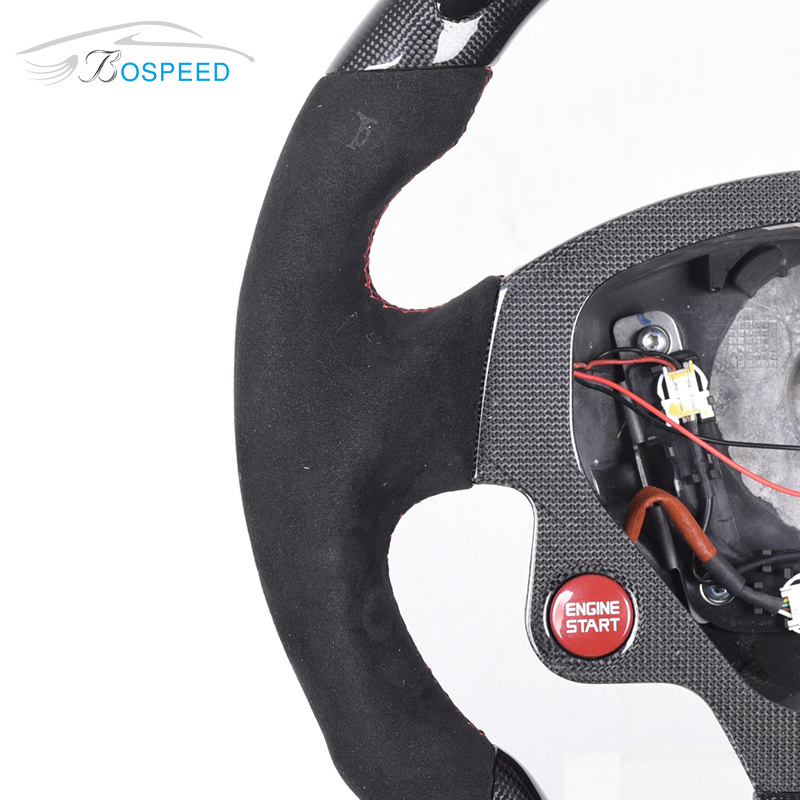 New Design LED Carbon Fiber Racing Car Steering Wheel For Ferrari F430