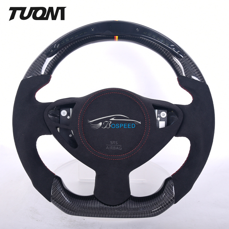 Wholesale Racing New Modified Carbon Fiber Steering Wheel Fit For Nissan 370Z Customization