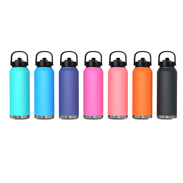 Topnovo New  Hot sale Double Wall Stainless Steel Insulated Polar Camels 32oz Gym Water Bottle