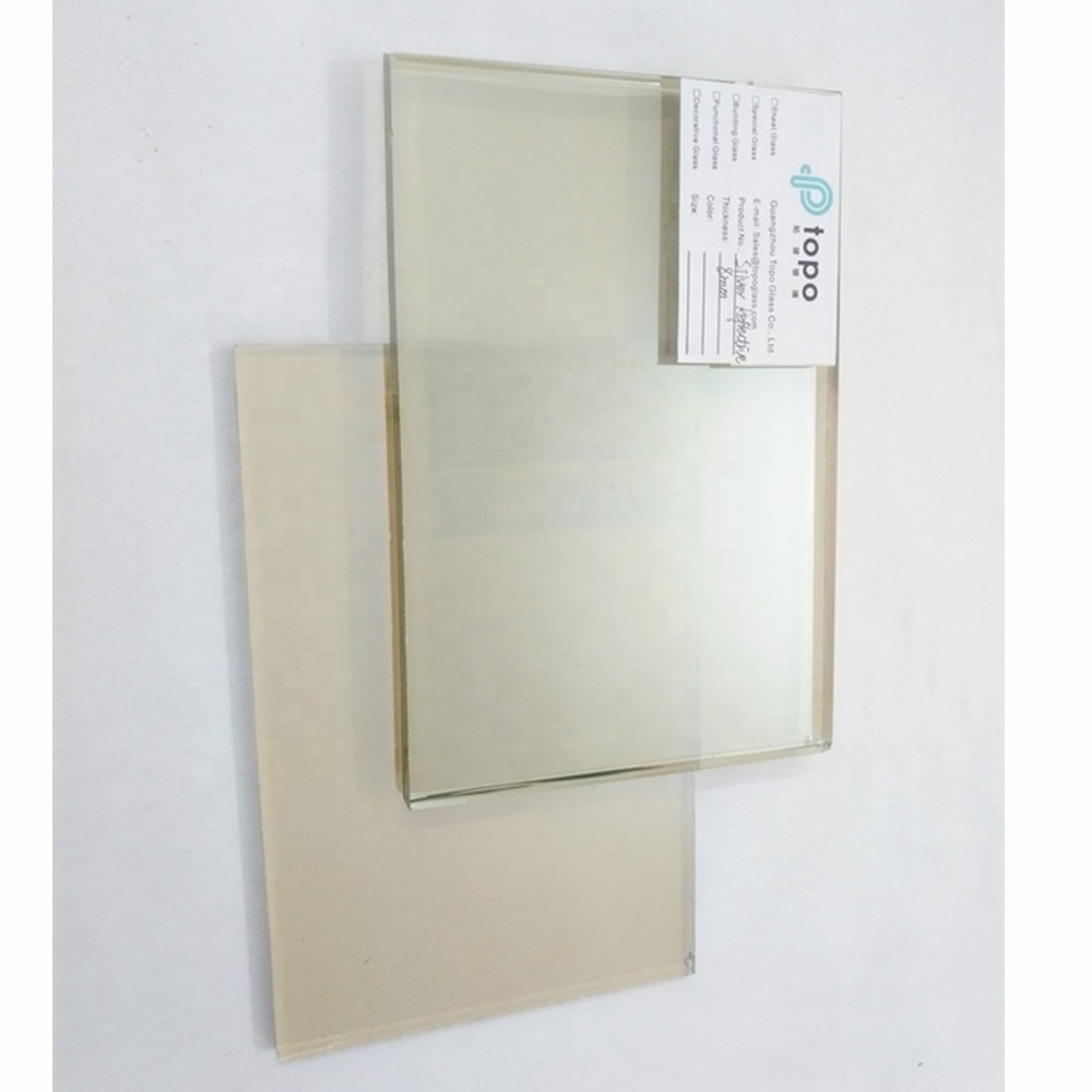 5mm 6mm 8mm 10mm 12mm Silver Coated Clear Reflective Glass for Building (R-CS)