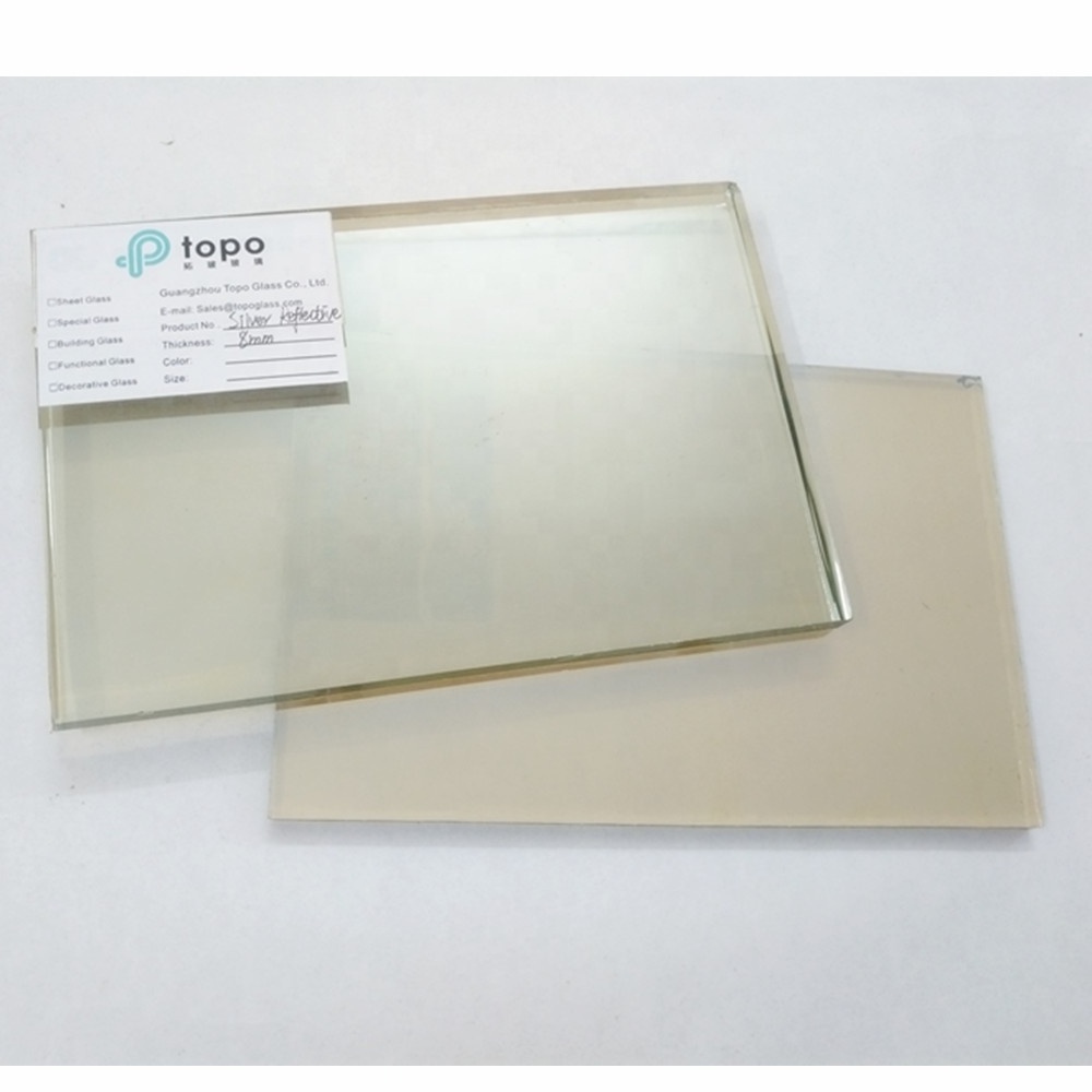 5mm 6mm 8mm 10mm 12mm Silver Coated Clear Reflective Glass for Building (R-CS)