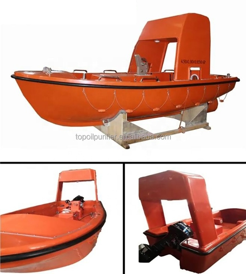 16 Persons Open Type Lifeboat Diesel Engine Driven