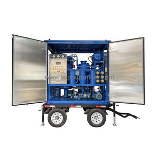 Series ZYD-I Mobile Double Vacuum Transformer Switch Insulating Oil Filtration and Regeneration Machine