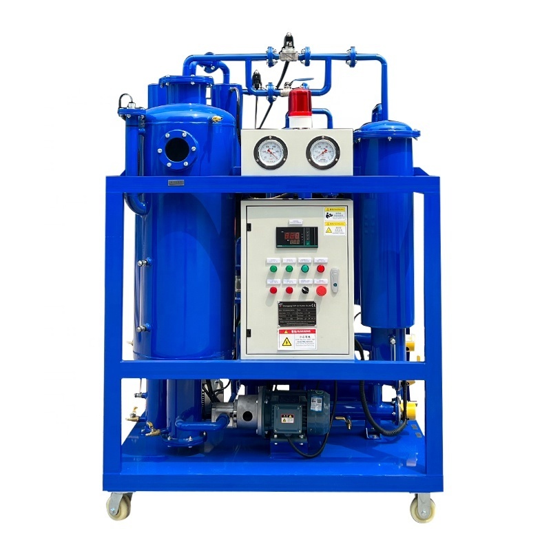 Easy movable hydraulic oil filtration machine flushing fraction impurities/ portable oil purifier