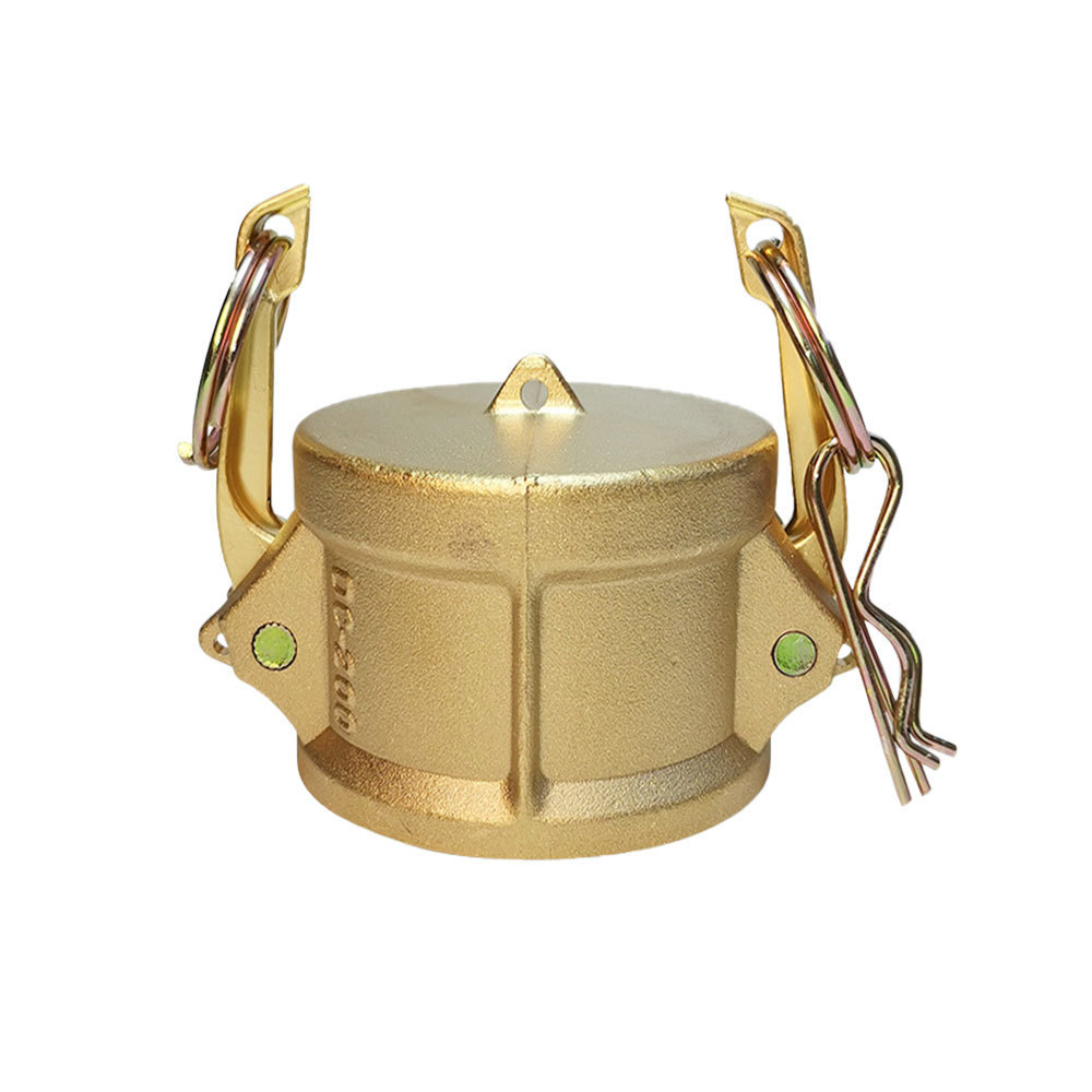 Brass Camlock Female End Coupler Type DC Female Dust C ap Pipe Handle Autolock Camlock Coupling