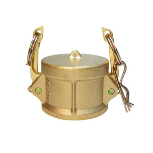 Brass Camlock Female End Coupler Type DC Female Dust C ap Pipe Handle Autolock Camlock Coupling