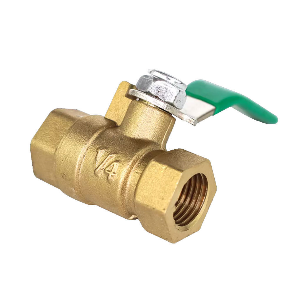 1 inch Shut Off Female Thread DN 25 Natural Gas Brass Ball Valve With Handle