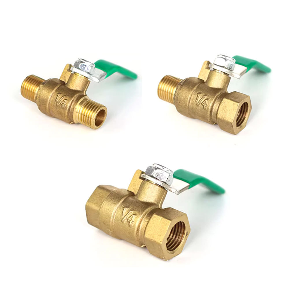 1 inch Shut Off Female Thread DN 25 Natural Gas Brass Ball Valve With Handle